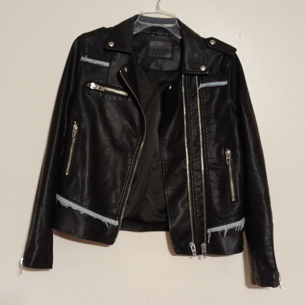 Blank NYC Motor Biker Faux Leather Jacket
